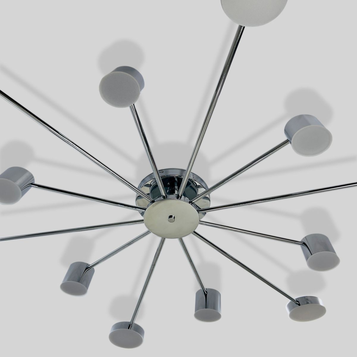 Світлодіодна Led люстра 144W, з пультом до 25-30 м² на велику кімнату SY-7800/12 CR