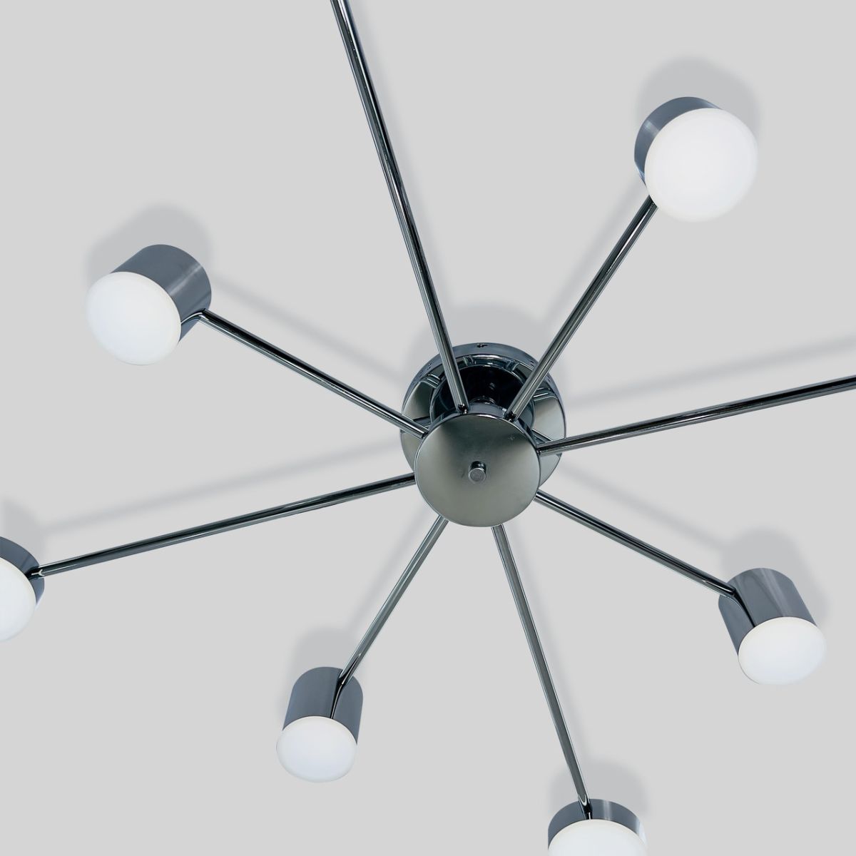 Світлодіодна LED-люстра Хром 96 Вт з пультом (SY-7800/8 CR)