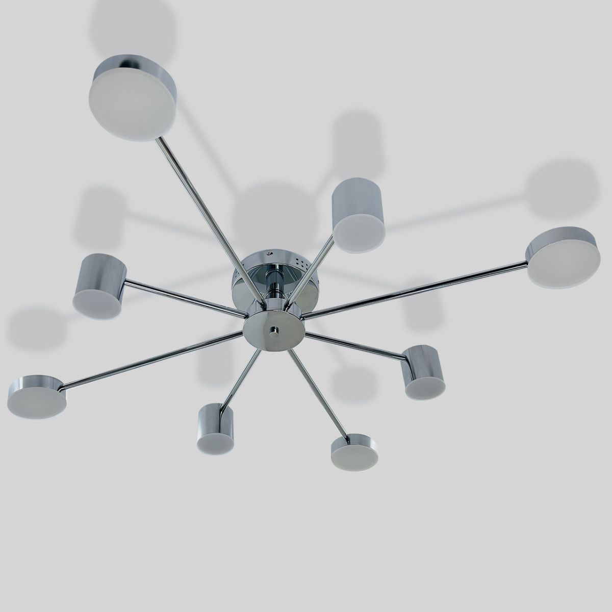 Світлодіодна LED-люстра Хром 96 Вт з пультом (SY-7800/8 CR)
