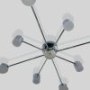 Світлодіодна LED-люстра Хром 96 Вт з пультом (SY-7800/8 CR)