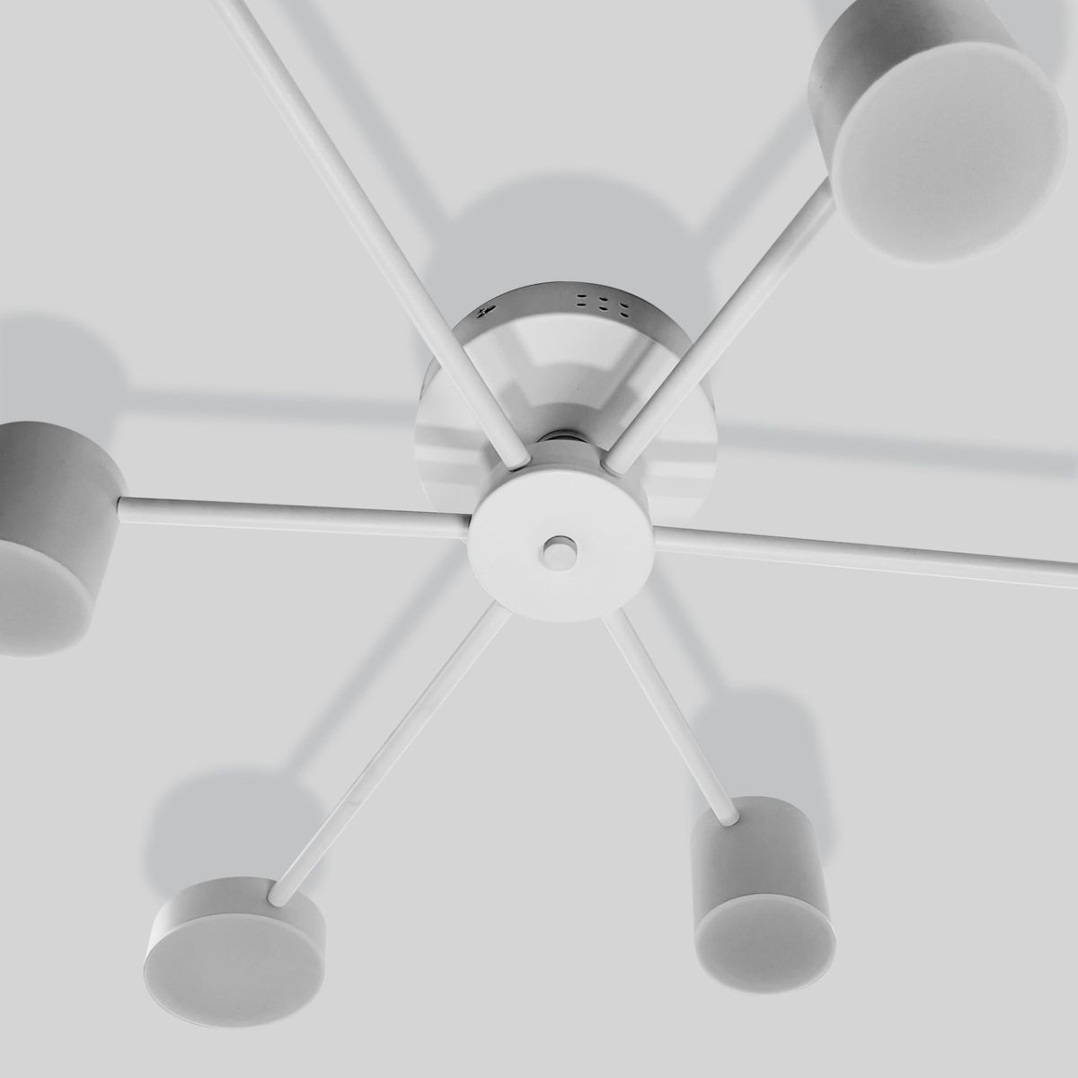 Стельова світлодіодна люстра 72W з пультом керування до 16 м² Geometric Smart (SY-7800/6)