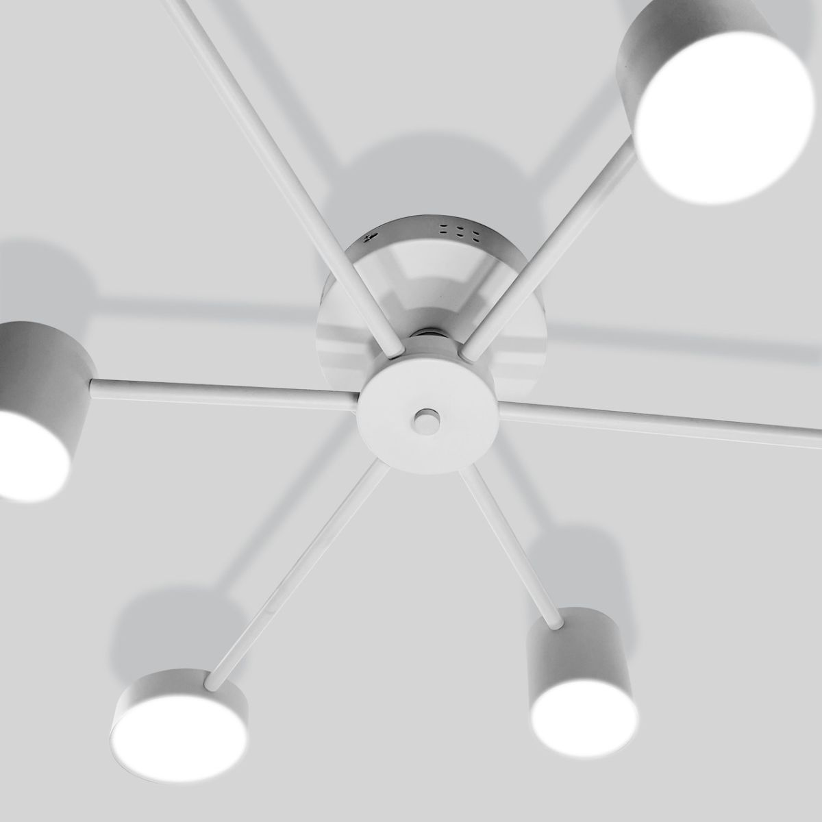 Стельова світлодіодна люстра 72W з пультом керування до 16 м² Geometric Smart (SY-7800/6)