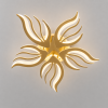 Золота LED люстра на 78W з пультом та димером, колір Золото до 15м²  (78Вт Gold)