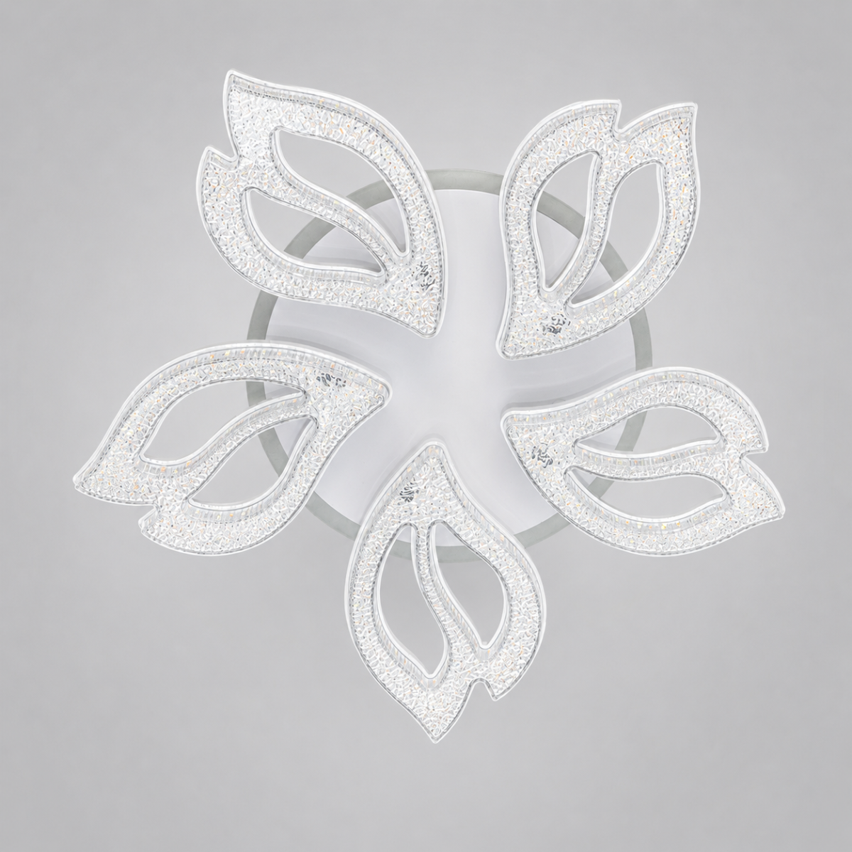 Стельова світлодіодна LED люстра до 18м² з пультом 80W колір Білий Aura Armonia (25100/5WH LED 3color dimmer)