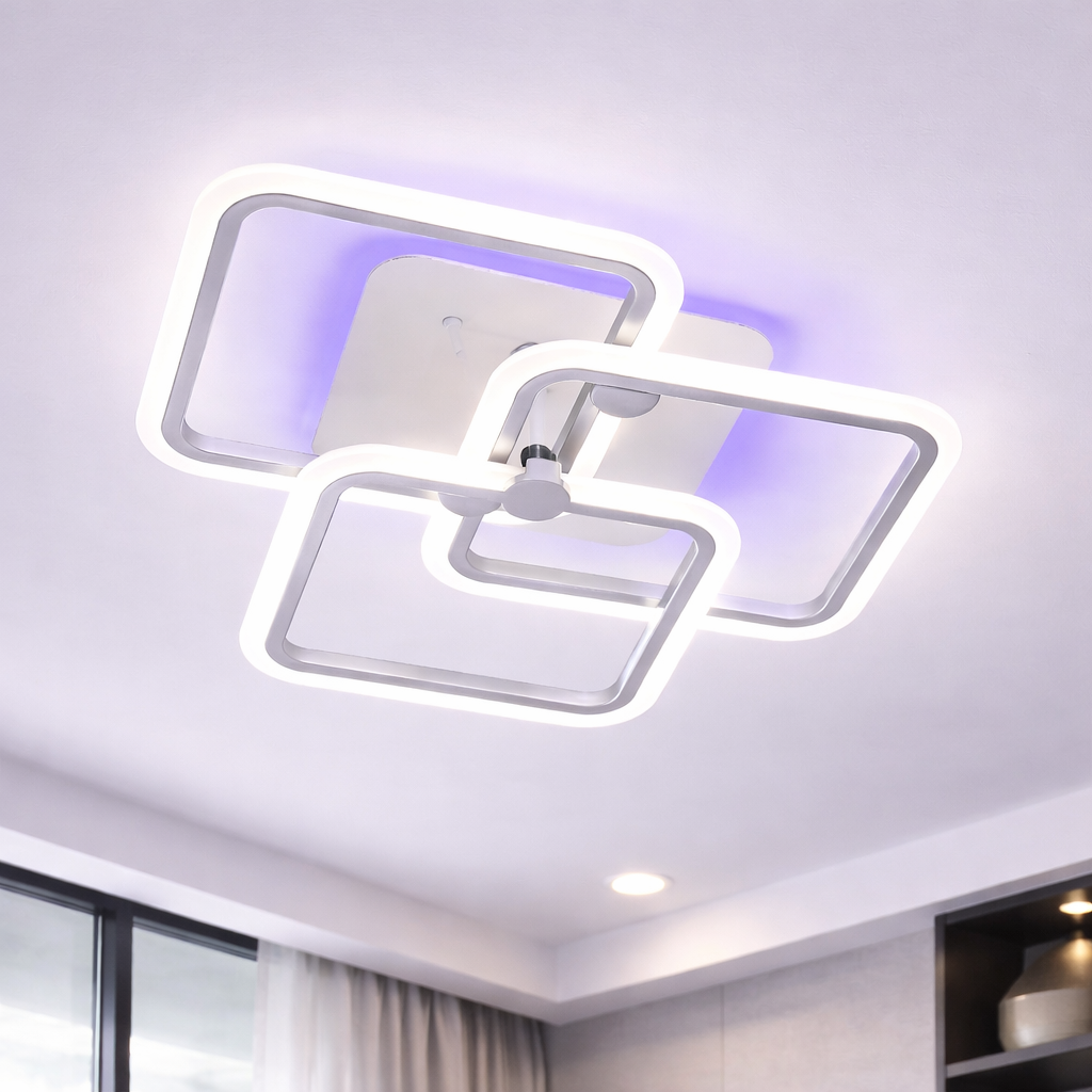 Світлодіодна Led люстра до 18 м² пультом керування (1175/3 Wh)