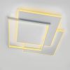 Стельова LED люстра до 18 м² без пульта 80W квадратна біла (VEGA Triple 10110-1)