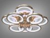 Світлодіодна LED люстра з пультом до 20 м² 125W 8022/4+4G LED 3color