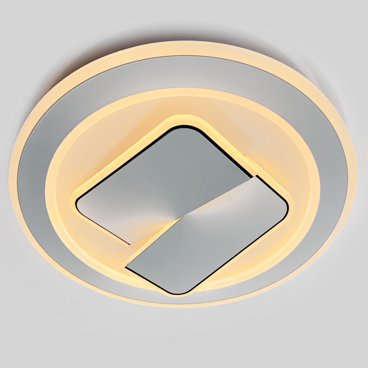 Люстра стельова Led до 15м² світлодіодна кругла (4349-40)
