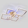 Сучасна LED люстра до 25м² у золотому корпусі 115 Вт Diasha (A8160/6G)