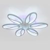 Led люстра на площу до 18 м² білого кольору з пультом потужність 105W White Petals (8090/6WH LED 3color)