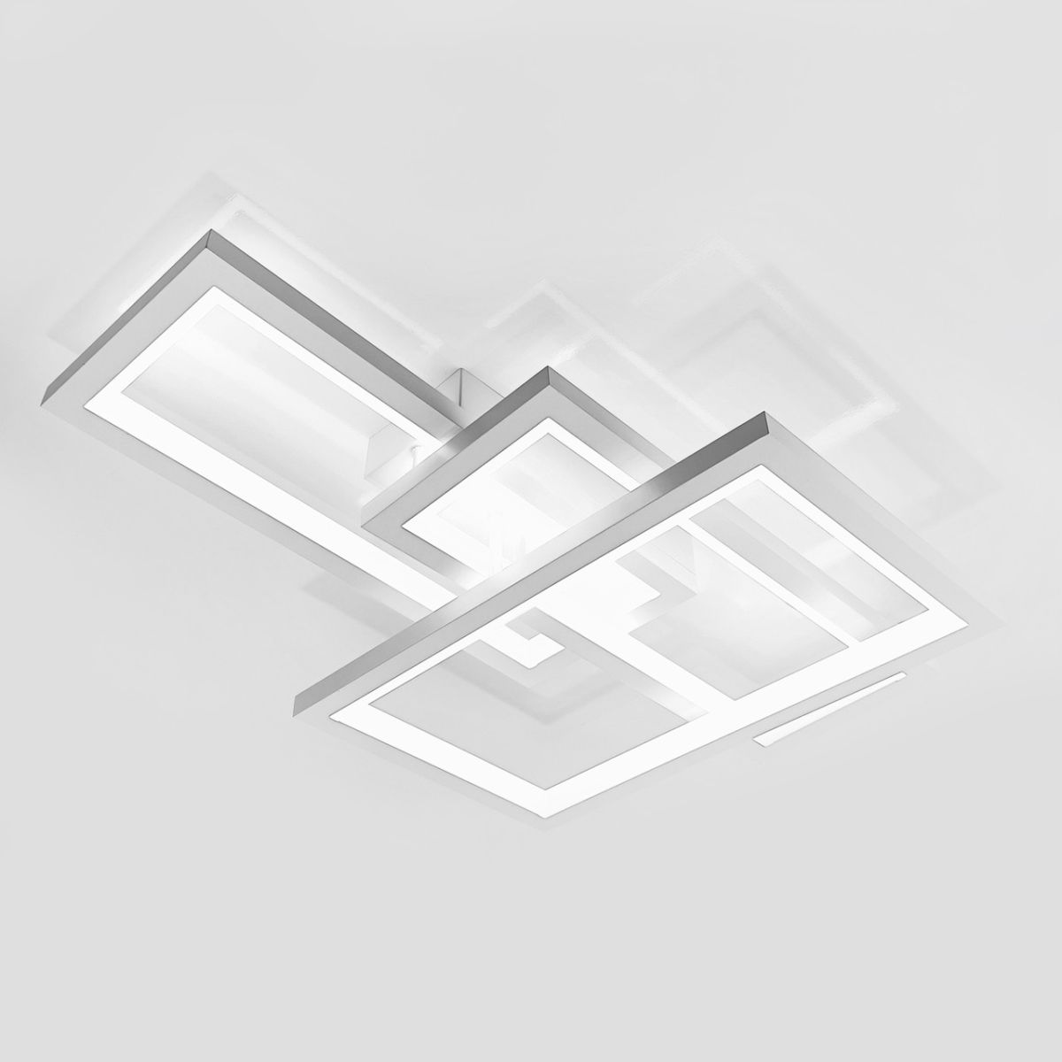 Потолочная светодиодная люстра "Белая Ассиметрия" до 20 м²  1151WH