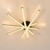 Стельова LED люстра до 20м² з пультом 120W Crystal Rays Black (SY-16088/5A2 BK)