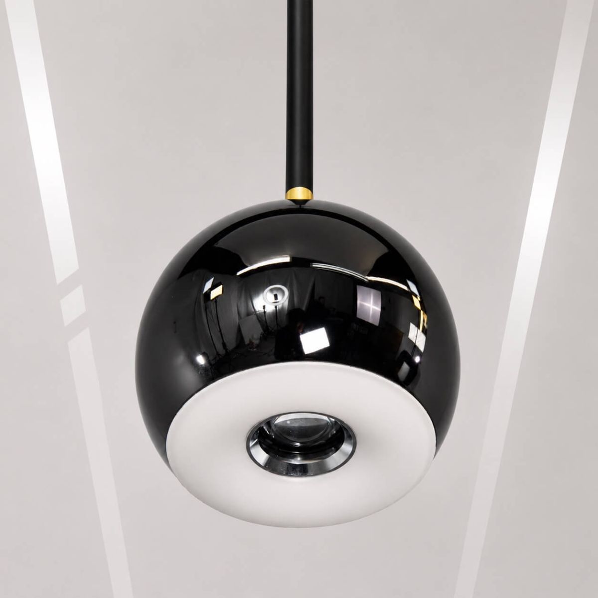 Сучасний LED-підвіс Чорний хром7 Вт 7 Вт (QY-H1208PB)