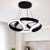Підвісна Led люстра до 20м² чорного кольору 151Wt (B4BK)