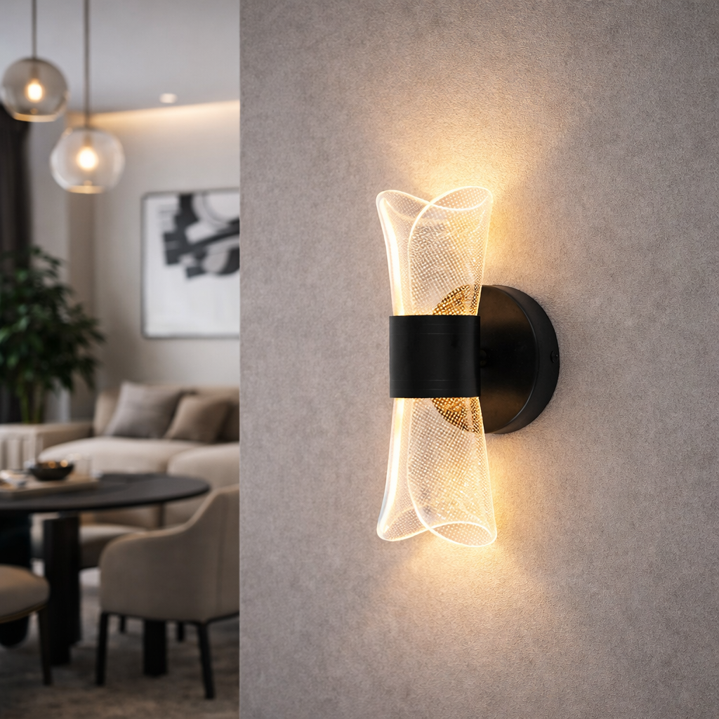 Настінне LED бра "Modern Square Loop", 3.5W (774W2519 BK)