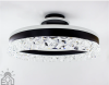 Led люстра до до 20м² круглая черный корпус 90W (STELLA С ICE 2R BLACK/WHITE)
