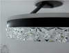 Led люстра до до 20м² круглая черный корпус 90W (STELLA С ICE 2R BLACK/WHITE)
