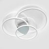 Светодиодная Led люстра 114Wt с пультом белая, для помещений до 18 м² (1158WH)