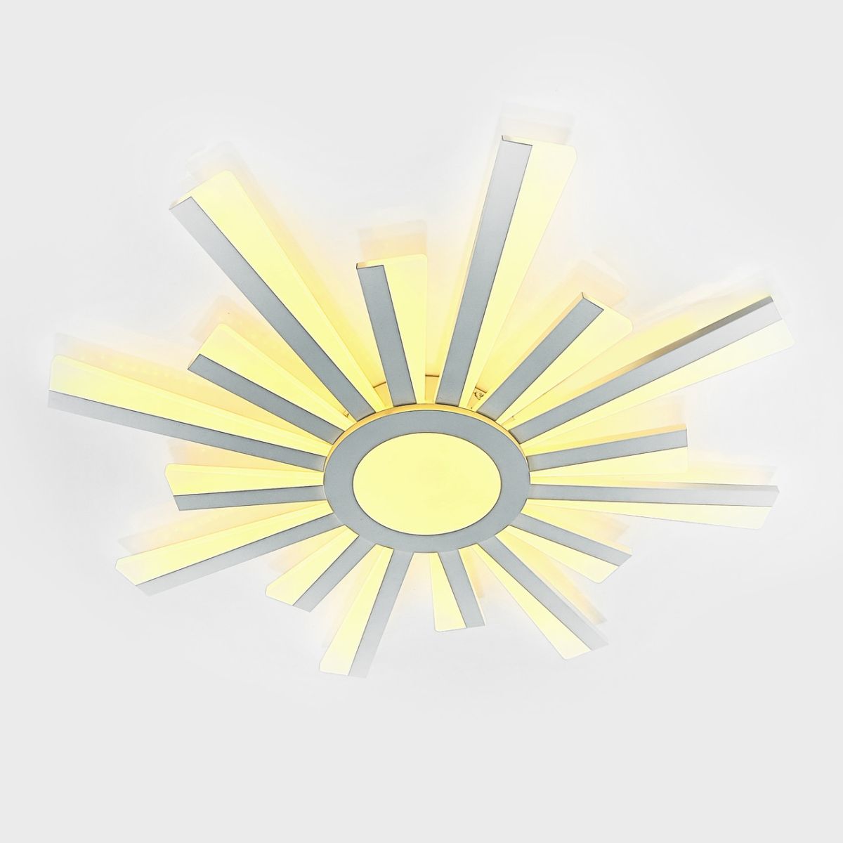 Люстра світлодіодна Led до 20 м² з пультом управління 100 Вт (TERESA 100W-R- WHITE)