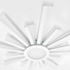 Люстра світлодіодна Led до 20 м² з пультом управління 100 Вт (TERESA 100W-R- WHITE)