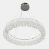 Сучасна підвісна LED-люстра 104 см у хромованому кольорі 75W (505/600CH)