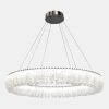 Сучасна підвісна LED-люстра 80 см у хромованому кольорі 103W (505/800CH)