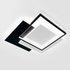 Квадратна світлодіодна Led люстра до 18 м² без пульта 80W (Z212-3BLACK)