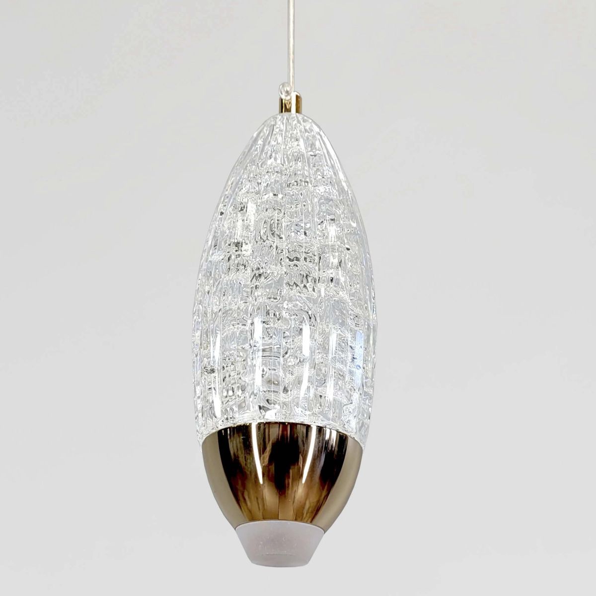 Золотий підвісний LED-світильник 12W нейтральне світло (5092/1GD)