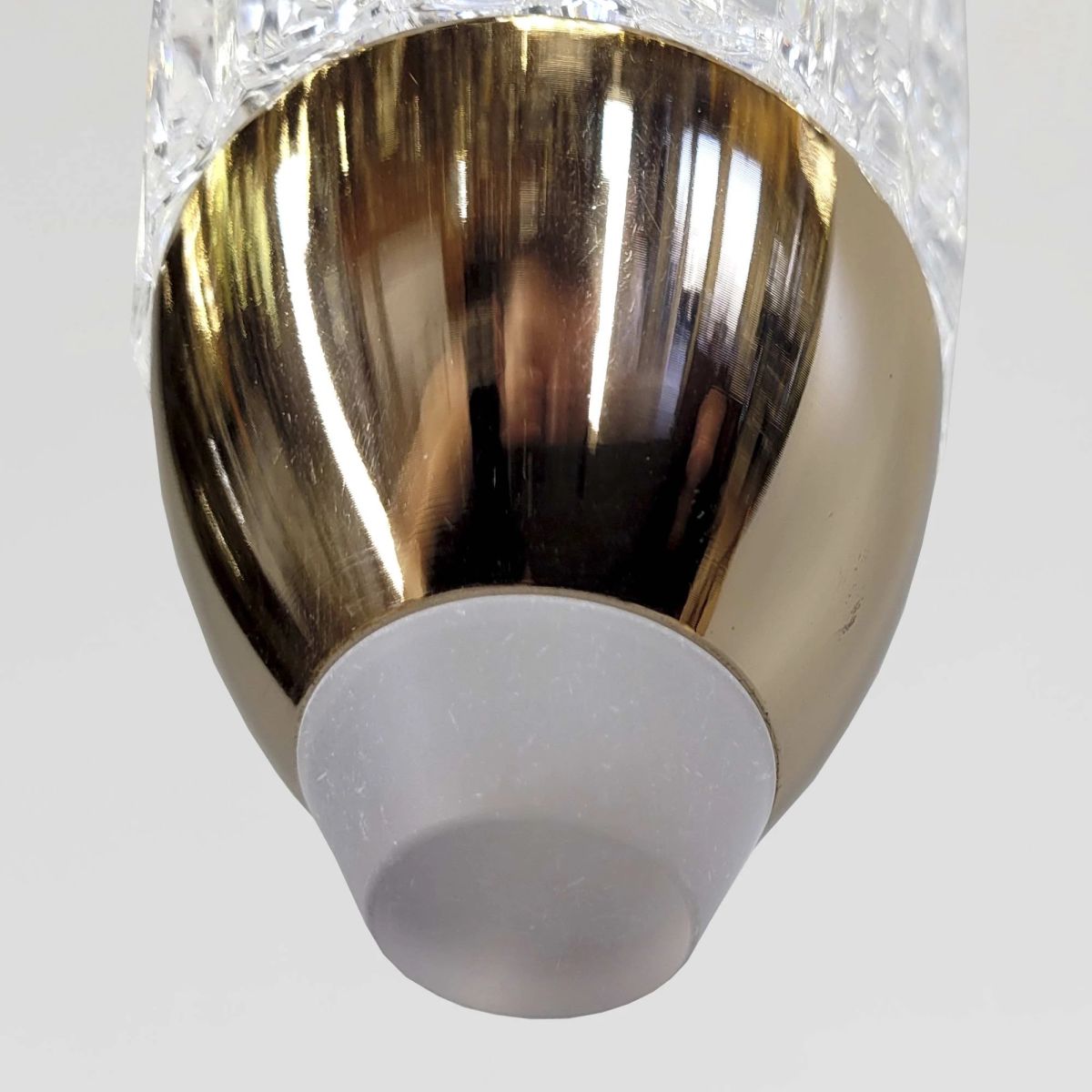Золотий підвісний LED-світильник 12W нейтральне світло (5092/1GD)