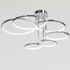 Елегантна LED люстра 6 кілець, три кольори освітлення (BO-5100/5CH)