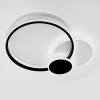 Кругла світлодіодна Led люстра до 15 м² чорно-біла 80W (Z212-1 BLACK)