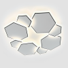 Світлодіодна LED люстра до 15 м² для натяжної стелі 70W (Z186-3 WHITE)