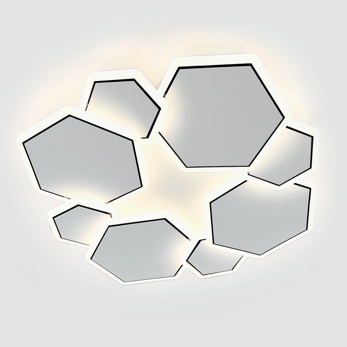 Світлодіодна LED люстра до 15 м² для натяжної стелі 70W (Z186-3 WHITE)