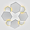 Світлодіодна LED люстра до 15 м² для натяжної стелі 70W (Z186-3 WHITE)