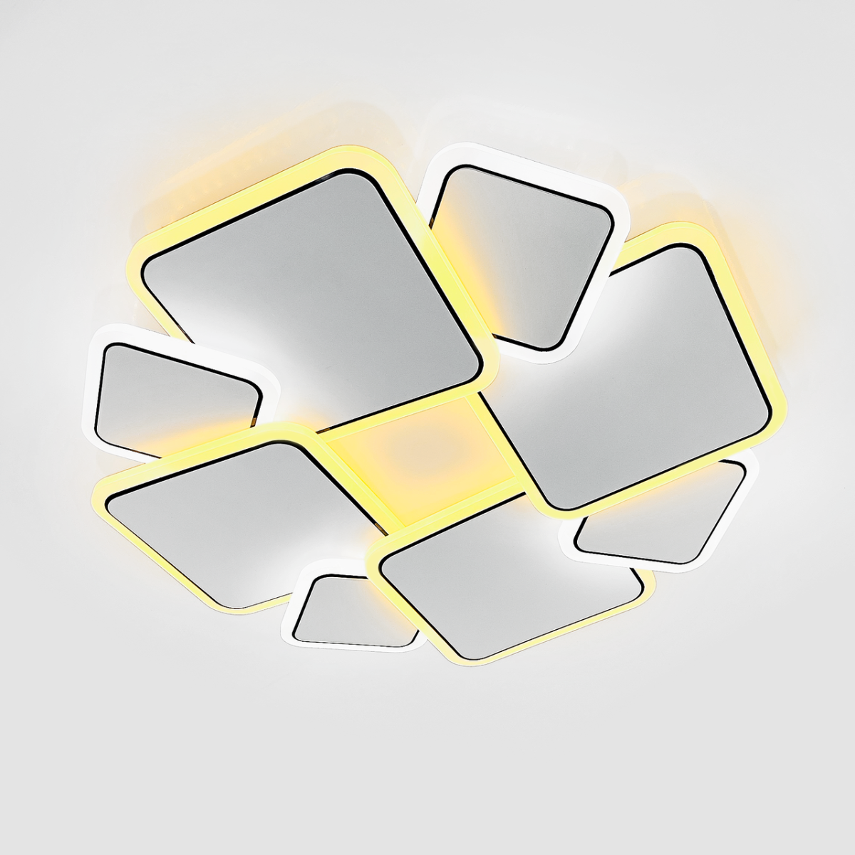 Стельова Led люстра до 15 м² круглої форми 50см 60W (Z186-1 WHITE)