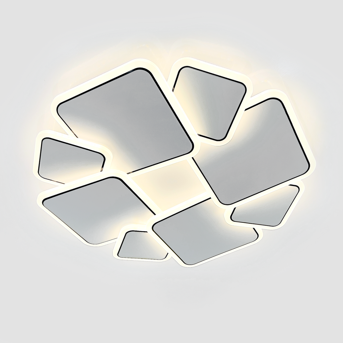 Стельова Led люстра до 15 м² круглої форми 50см 60W (Z186-1 WHITE)