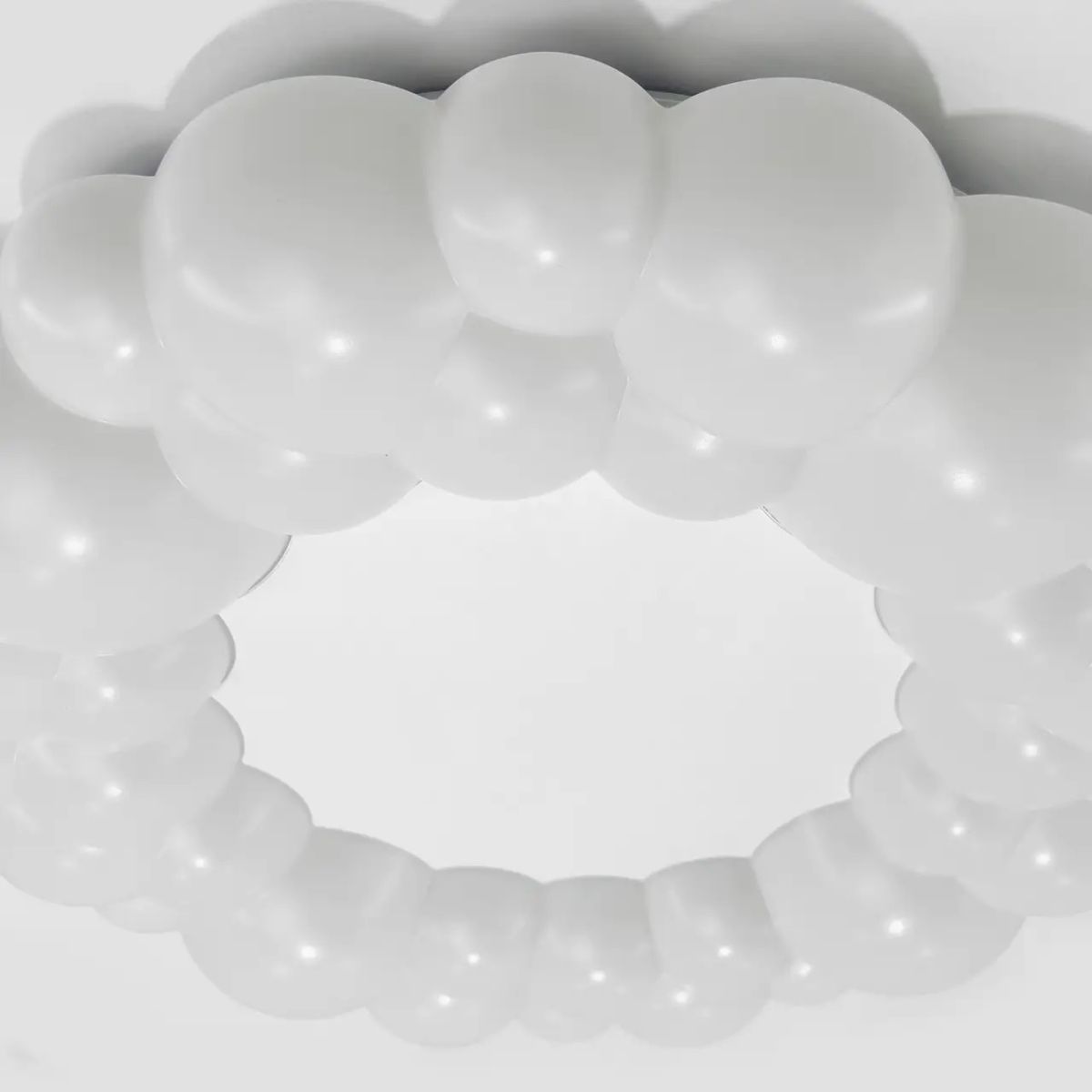 Біла кругла LED люстра 72W для кімнати до 18 м² ASTER