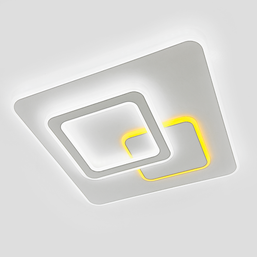 Світлодіодна Led люстра до 18м² квадратної форми ISLAND 70W S