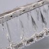 Сучасне кришталеве Led бра у срібного корпусі (531-1WGD)