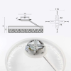 Led люстра до 20м² кругла білого корпусу 90W (STELLA З ICE 2R WHITE)