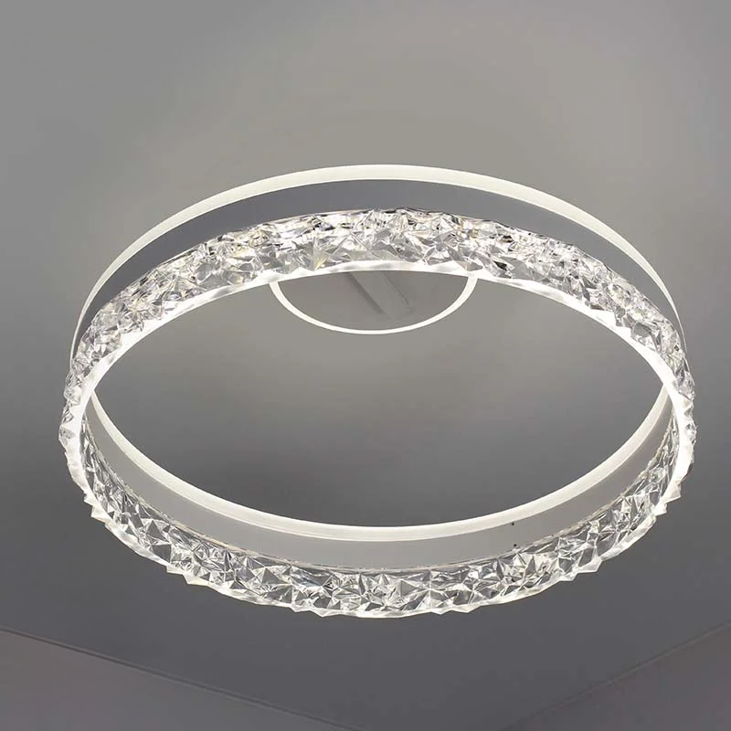 Led люстра до 20м² кругла білого корпусу 90W (STELLA З ICE 2R WHITE)