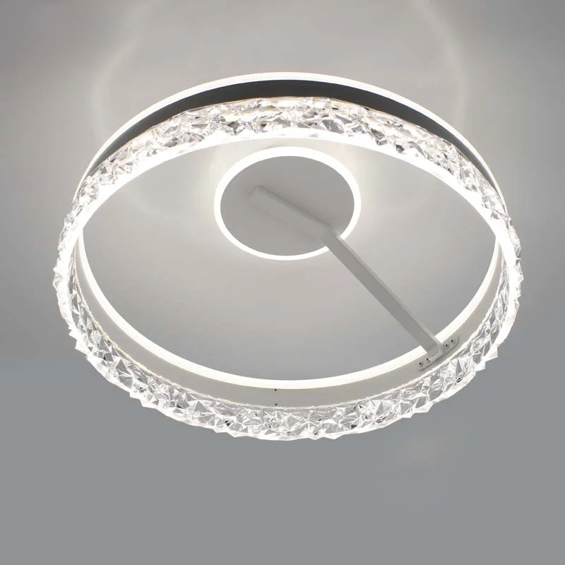 Led люстра до 20м² кругла білого корпусу 90W (STELLA З ICE 2R WHITE)