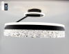 Led люстра до до 20м² круглая черный корпус 90W (STELLA С ICE 2R BLACK/WHITE)