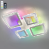 Люстра светодиодная OVAL ICE RGB 75W 5S-WHITE/CLEAR