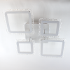 Люстра светодиодная OVAL ICE RGB 75W 5S-WHITE/CLEAR