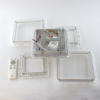 Люстра светодиодная OVAL ICE RGB 75W 5S-WHITE/CLEAR