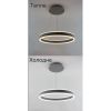Люстра светодиодная STELLA 64W-GREY/WHITE Подвесная управляемая люстра