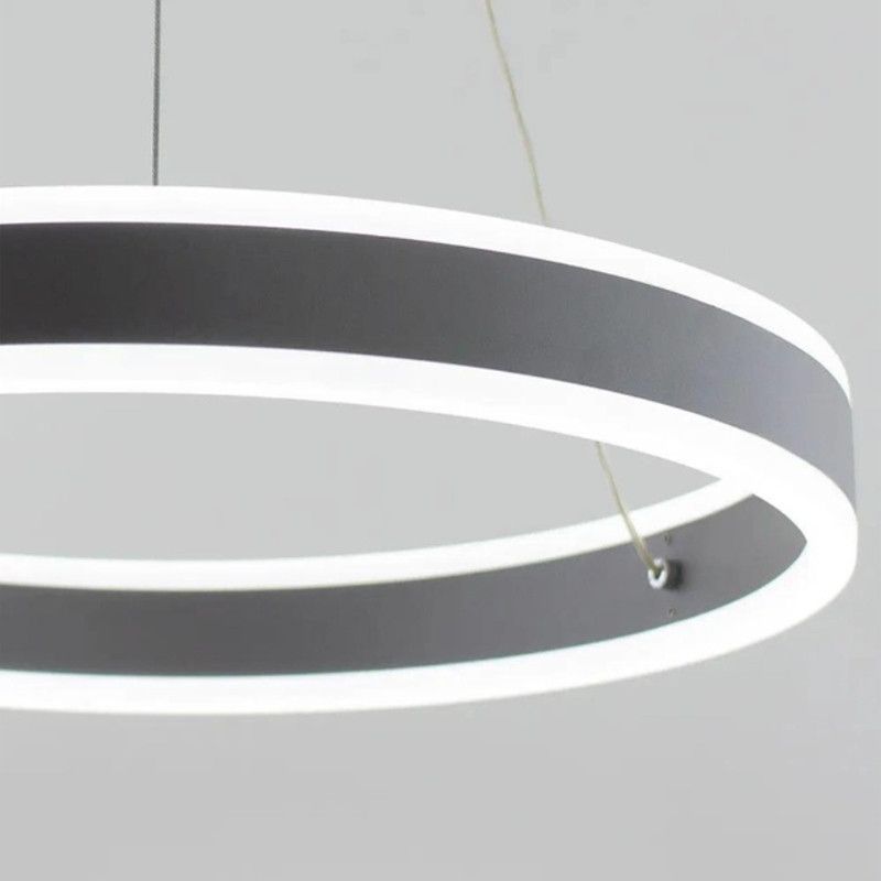Люстра светодиодная STELLA 64W-GREY/WHITE Подвесная управляемая люстра