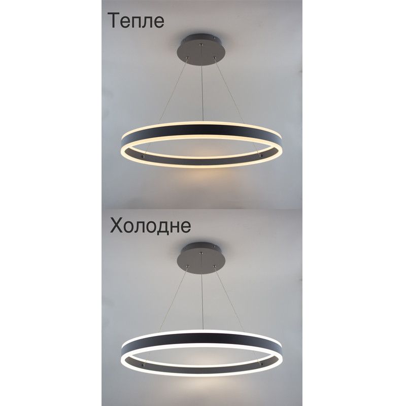 Люстра светодиодная STELLA 96W-GREY/WHITE Подвесная управляемая люстра