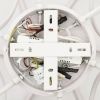 Біла дизайнерська LED люстра до 18 м² керування з пульта 80W (LIANA MUSE)